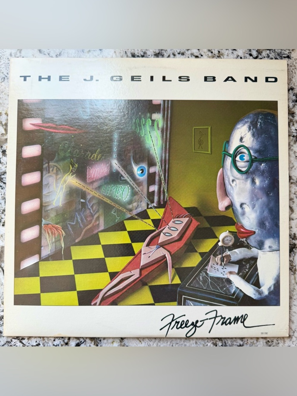 The J. Geils Band _Freeze Frame Vinyl LP Record Album_Original 1981 Pressing